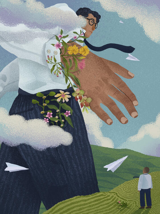 I grew a flower | Digital, Adobe Photoshop