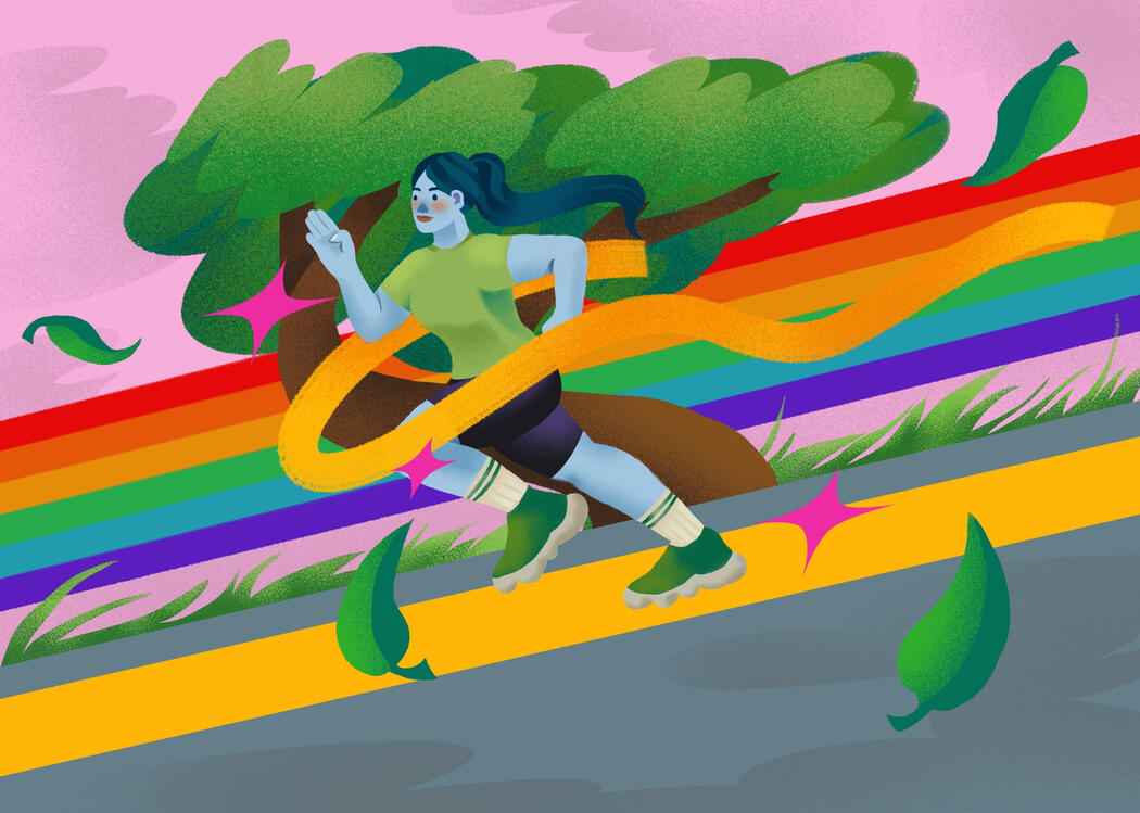 Run with Pride | Digital, Adobe Photoshop