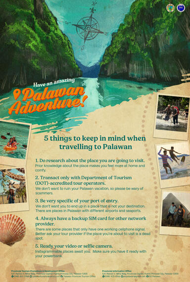 Palawan Tourism Guide | Adobe Photoshop and InDesign